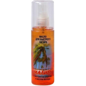 Флоресан масло для быстрого загара 135мл малибу spf20