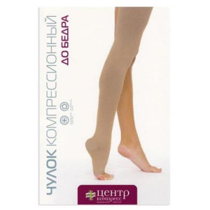 Центр компресс Чулок до бедра №2 компр.3 /28-35 мм рт.ст./крем