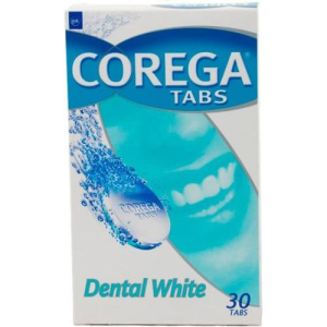 Корега таблетки для чистки зубных протезов №30 для частичных протезов