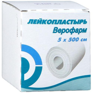 Верофарм лейкопластырь  5х500см