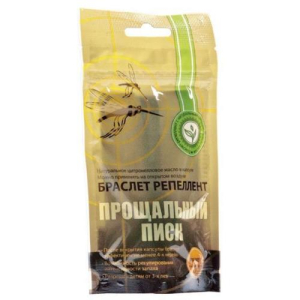 Браслет от комаров прощальный писк р.s №1 детский