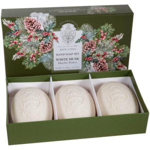 Ла флорентина набор 150г №3 мыло туалетное твердое белый мускус