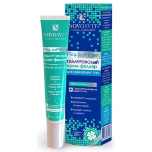 Новосвит крем-филлер 20мл гиалурон д/кожи глаз aquafiller