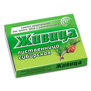 Живица таежная смолка жевательная №5 лиственница