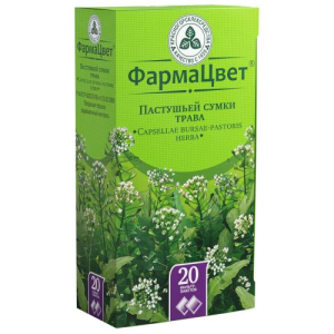 Пастушьей сумки трава сырье растительное измельченное 1,5г №20