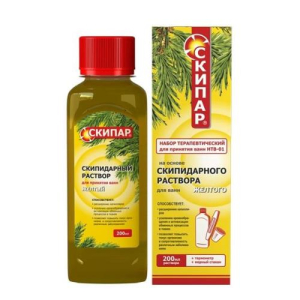 Скипар набор терапевт нтв-01 (раствор желт 200мл + термометр)