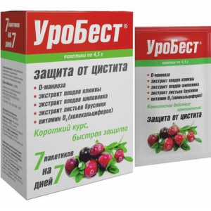 УроБест порошок для приготовления раствора для приема внутрь 4,5г №7 бад