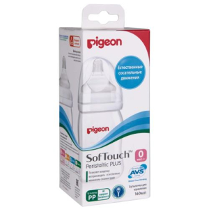 Пиджен бутылочка 160мл софтач перистальтик плюс полипропилен 0 +