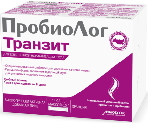 ПробиоЛог транзит порошок 6,5г  саше №14 бад