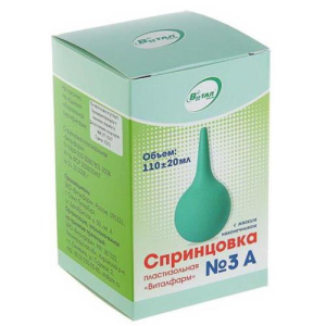 Виталфарм спринцовка 110мл пвх №3а мягк након
