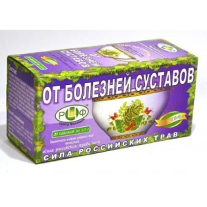 Сила российских трав №14 фиточай от болезней суставов 1,5г. №20 пак. ( + стевия)