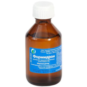Формидрон раствор для наружного применения спиртовой 3,7% 100мл