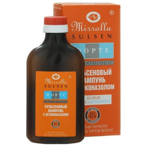 Мирролла сульсен форте шампунь 150мл с кетоконазолом