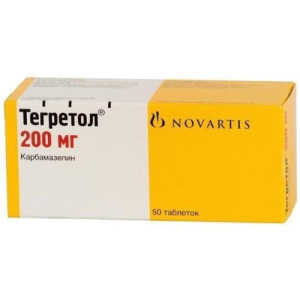 Тегретол таблетки 200мг №50