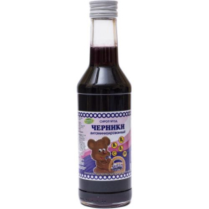Биоинвентика ягод черники сироп 250мл витаминиз.бад