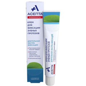 Асепта крем для фиксации зубных протезов 40мл нейтральный