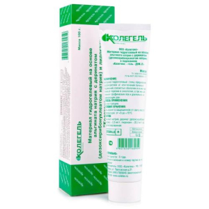 Колетекс колегель днк-л гидрогель 100г деринат + лидокаин
