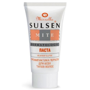 Мирролла сульсен мите паста 1% 40мл профилактика перхоти