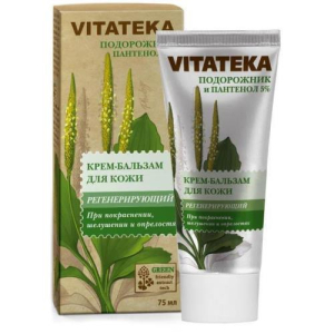 Витатека подорожник крем-бальзам для тела 75мл регенерир. пантенол