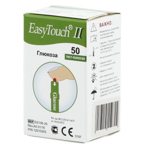 Изи тач тест-полоска №50 глюкоза