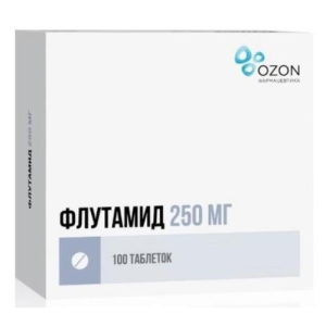 Флутамид таблетки 250мг №100