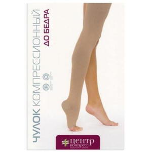 Центр компресс Чулок до бедра №4/компр.2 /22-32мм рт.ст/крем