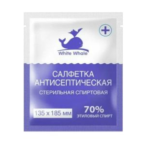 Салфетка спиртовая антисептическая стерильная 135х185 №60