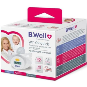 Би велл термометр-соска электронный wt-09 гибкий водонепрон.
