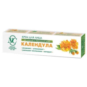 Невская косметика крем для лица 40мл календула для жирной нормальной кожи