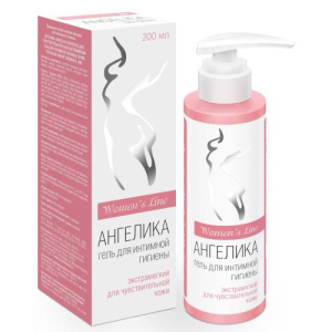 Ангелика женская линия гель для интимной гигиены 200мл экстрамягкий для чувстильной кожи