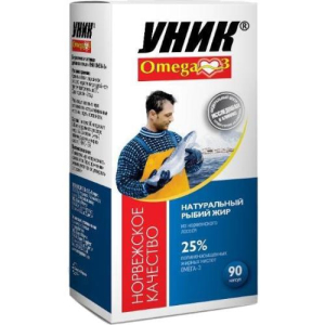 Уник омега-3 капсулы 600мг №90