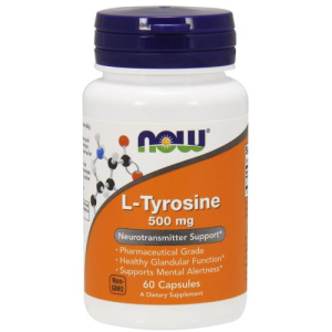 Нау l-тирозин капсулы 500мг 606мг №60 бад