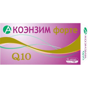 Реалкапс коэнзим q10 форте капсулы 700мг №30