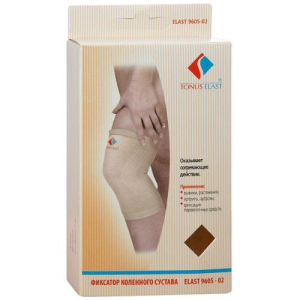 Тонус эласт бинт эластичный трубчатый д/колен сустава (фиксатор) №2 /арт 9605-02/ беж