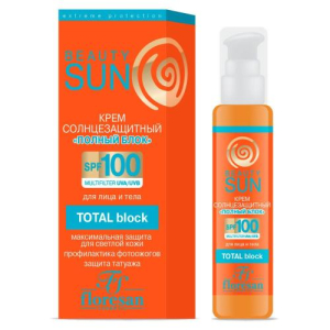 Флоресан бьюти сан крем для лица и тела 75мл солнцезащитный полный блок spf100