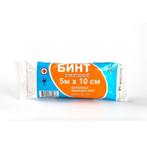 Верамед бинт медицинский марлевый не стерильный 5мх10см