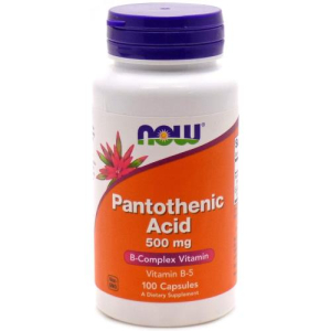 Нау пантотеновая кислота капсулы 500мг №100 бад