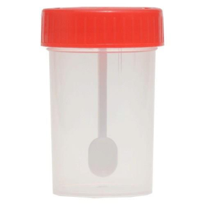 Кэррот контейнер одноразовый стерильный для биоматериалов 60мл с ложкой-шпателем