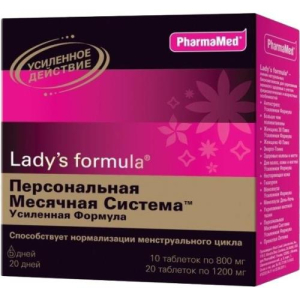 Леди-с формула капсулы №30 персон. месячная система усил. формула