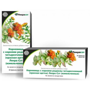 Родиола четырехлистная (красная щетка) 1.0г №20 чайный напиток бад /лекра-сэт/