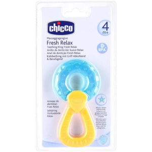 Чикко прорезыватель фреш релакс охл. кольцо голубое 4 +  /арт.1099/ [chicco]
