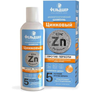 Фельдшер шампунь против перхоти 180мл дерматологич цинковый