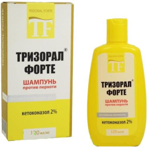 Тризорал форте шампунь 120мл против перхоти
