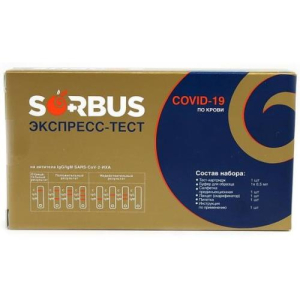 Sorbus covid-19 экспресс-тест д/выявл. антител igg/igm sars-cov-2-иха в крови