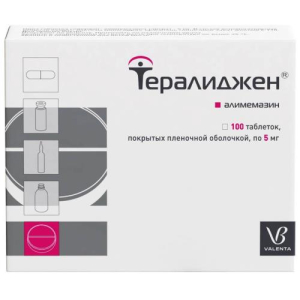 Тералиджен таблетки покрытые пленочной оболочкой 5мг №100