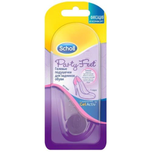 Шолл парти фит подушечки гелевые №2 д/задников обуви гельактив