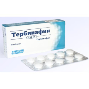Тербинафин-акос таблетки 250мг №10
