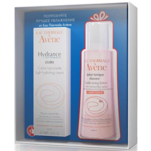Авен гидранс оптималь лежер набор (крем увлаж. 40мл +  лосьон мягк. тониз.100мл)