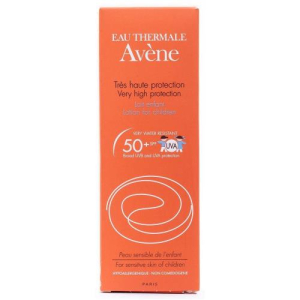 Авен сан молочко для лица и тела 100мл солнцезащит детское spf50 +