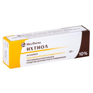 Ихтиол мазь для наружного применения 10% 30г